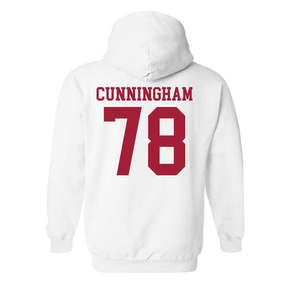 WSU - NCAA Football : Jorden Cunningham - Classic Shersey Hooded Sweatshirt-1
