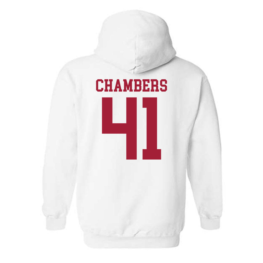 WSU - NCAA Baseball : Bryce Chambers - Classic Shersey Hooded Sweatshirt-1