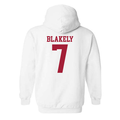 WSU - NCAA Men's Basketball : Dieume Blakely - Classic Shersey Hooded Sweatshirt-1