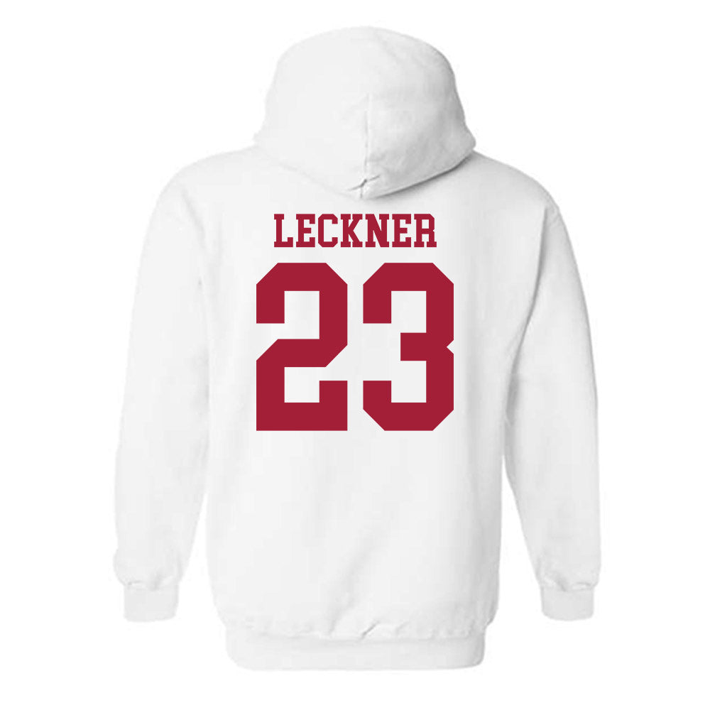 WSU - NCAA Football : Trey Leckner - Classic Shersey Hooded Sweatshirt-1