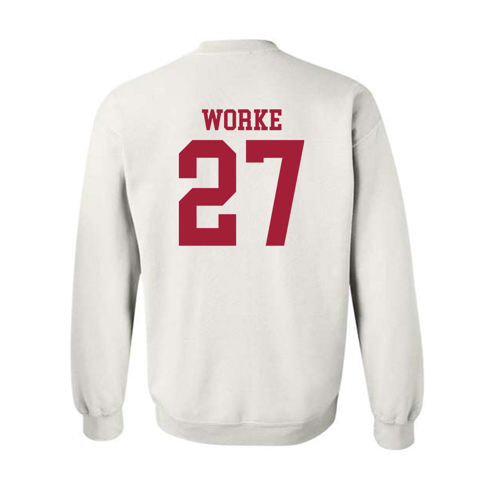 WSU - NCAA Women's Soccer : Kingston Worke - Classic Shersey Crewneck Sweatshirt-1