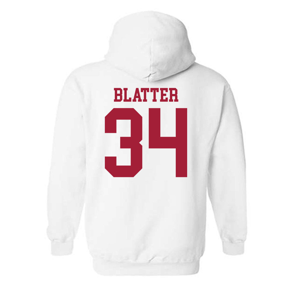 WSU - NCAA Baseball : Brock Blatter - Classic Shersey Hooded Sweatshirt-1