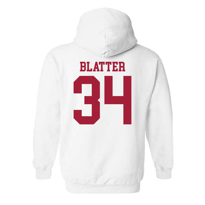 WSU - NCAA Baseball : Brock Blatter - Classic Shersey Hooded Sweatshirt-1