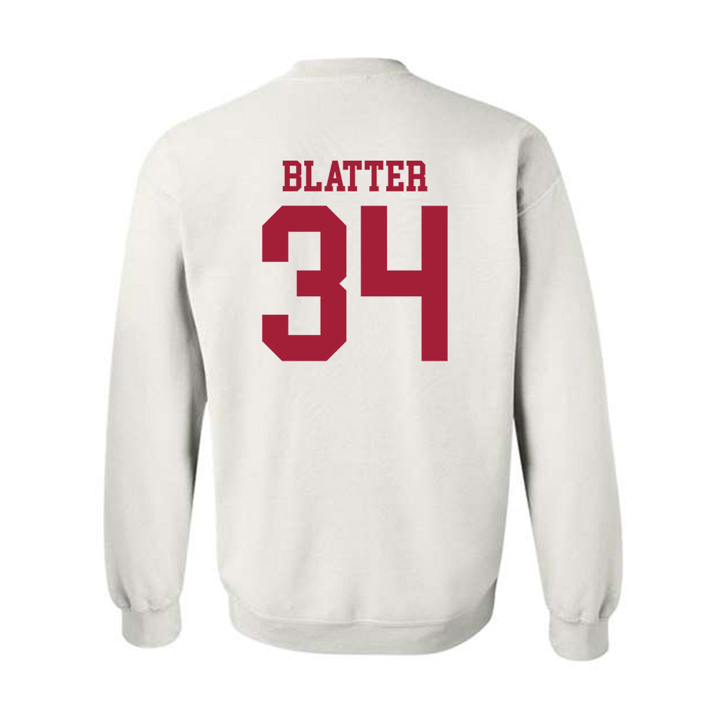 WSU - NCAA Baseball : Brock Blatter - Classic Shersey Crewneck Sweatshirt-1