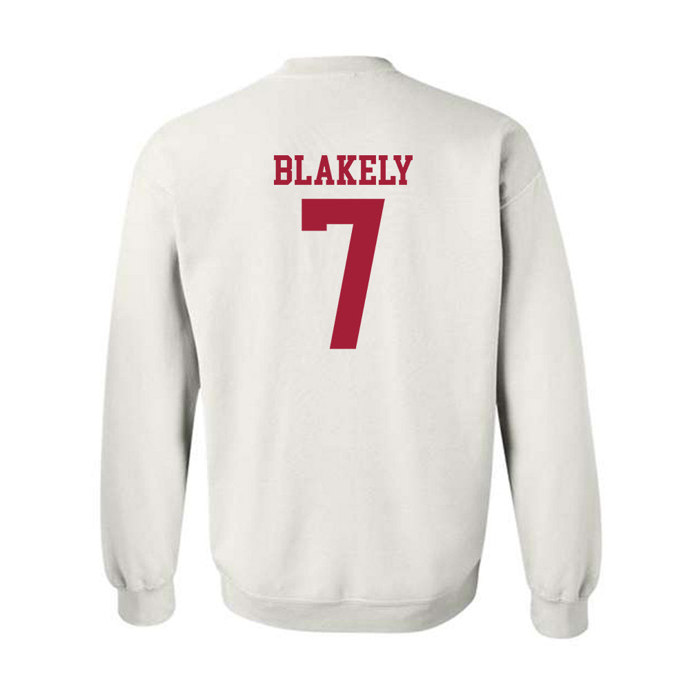 WSU - NCAA Men's Basketball : Dieume Blakely - Classic Shersey Crewneck Sweatshirt-1