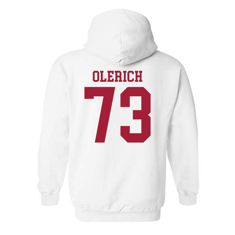 WSU - NCAA Football : AJ Olerich - Classic Shersey Hooded Sweatshirt-1