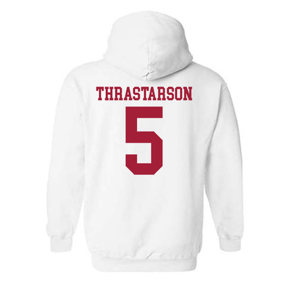 WSU - NCAA Men's Basketball : Tomas Thrastarson - Classic Shersey Hooded Sweatshirt-1