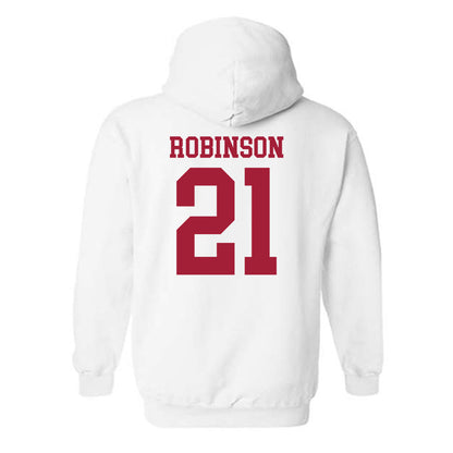 WSU - NCAA Baseball : Dustin Robinson - Classic Shersey Hooded Sweatshirt-1