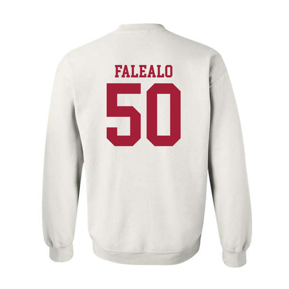 WSU - NCAA Football : Uilisone Falealo - Classic Shersey Crewneck Sweatshirt-1