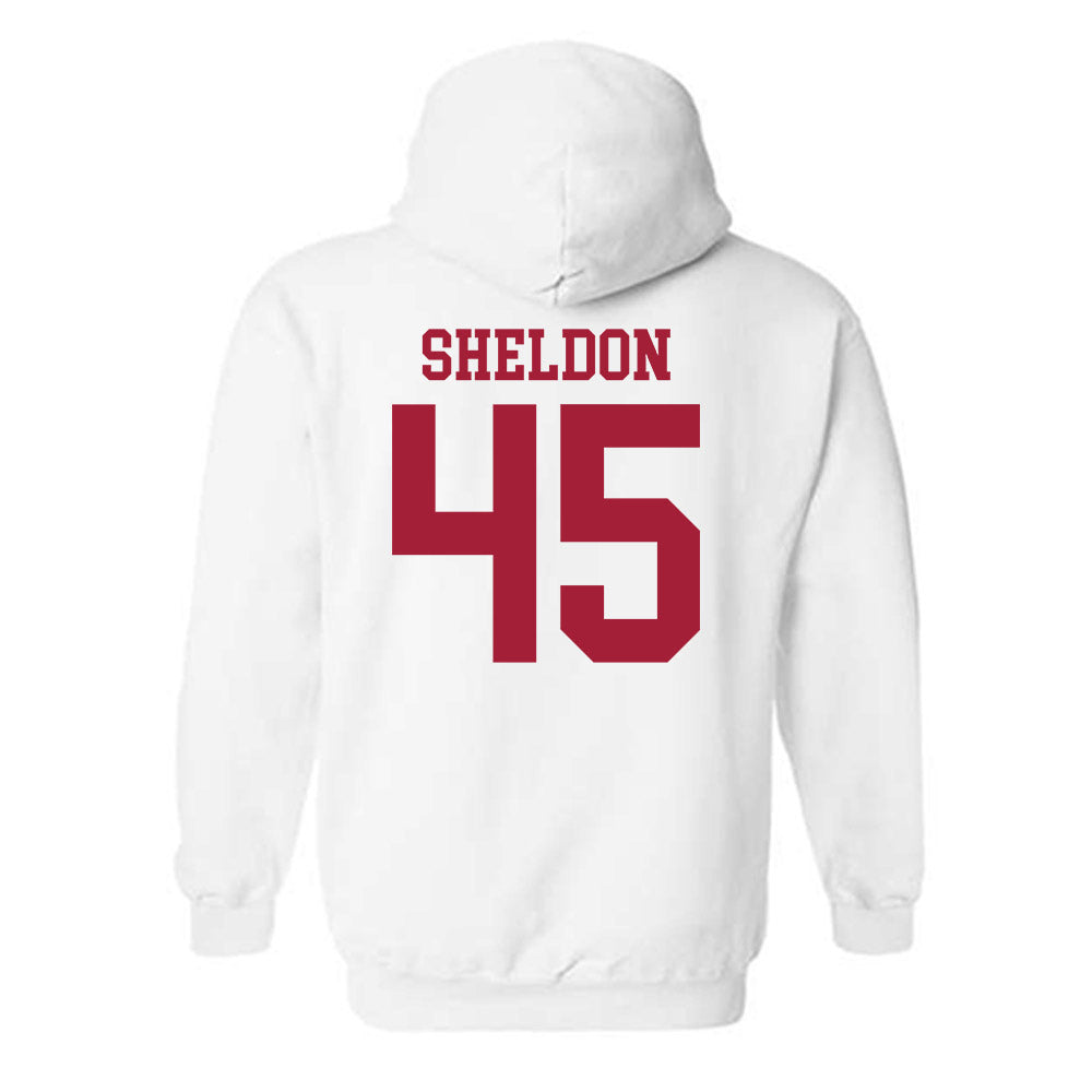 WSU - NCAA Baseball : Austin Sheldon - Classic Shersey Hooded Sweatshirt-1