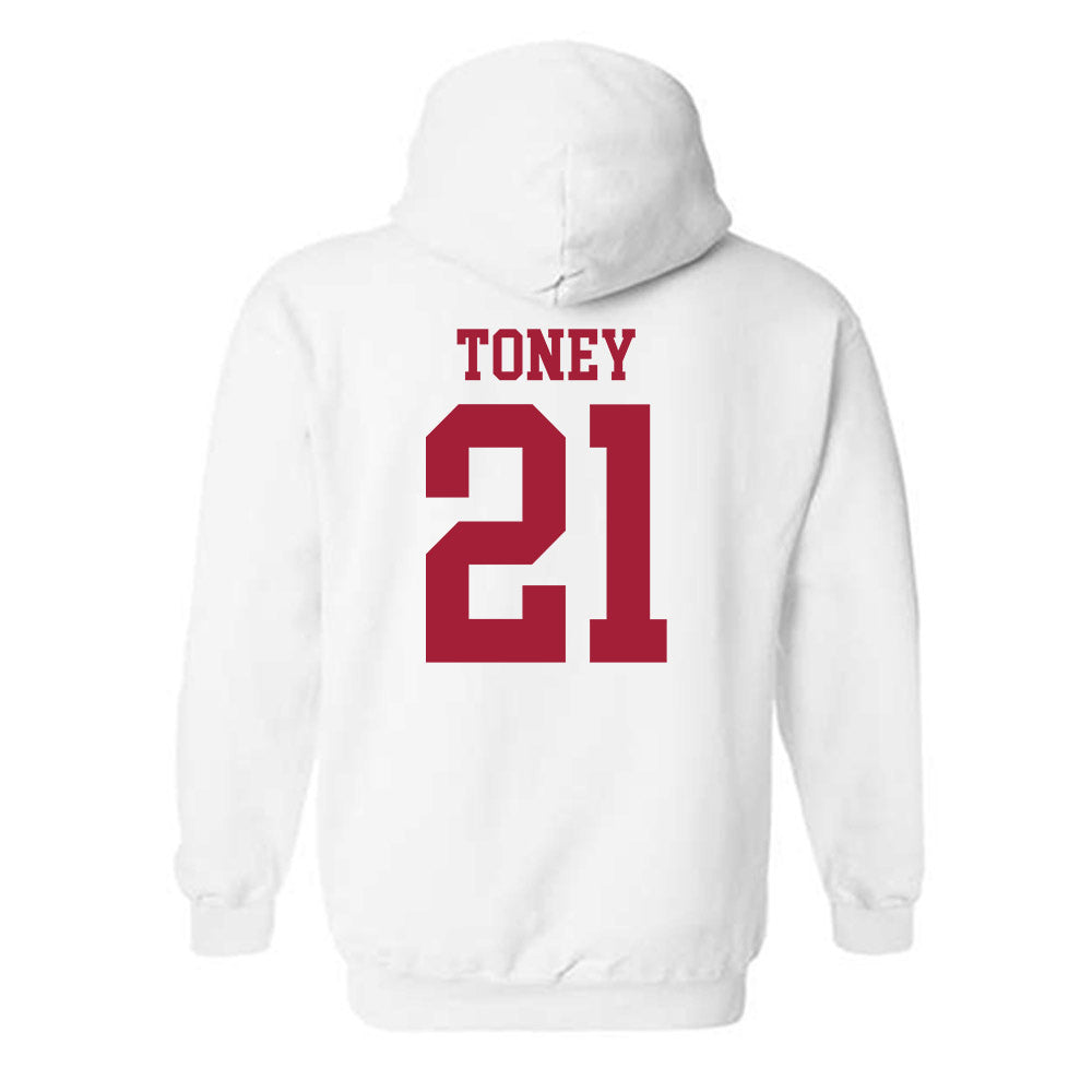 WSU - NCAA Football : CJ Toney - Classic Shersey Hooded Sweatshirt-1