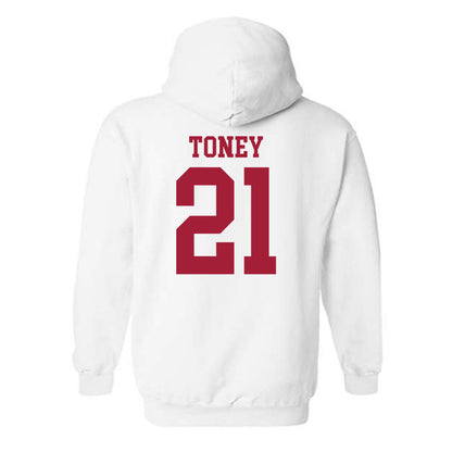 WSU - NCAA Football : CJ Toney - Classic Shersey Hooded Sweatshirt-1