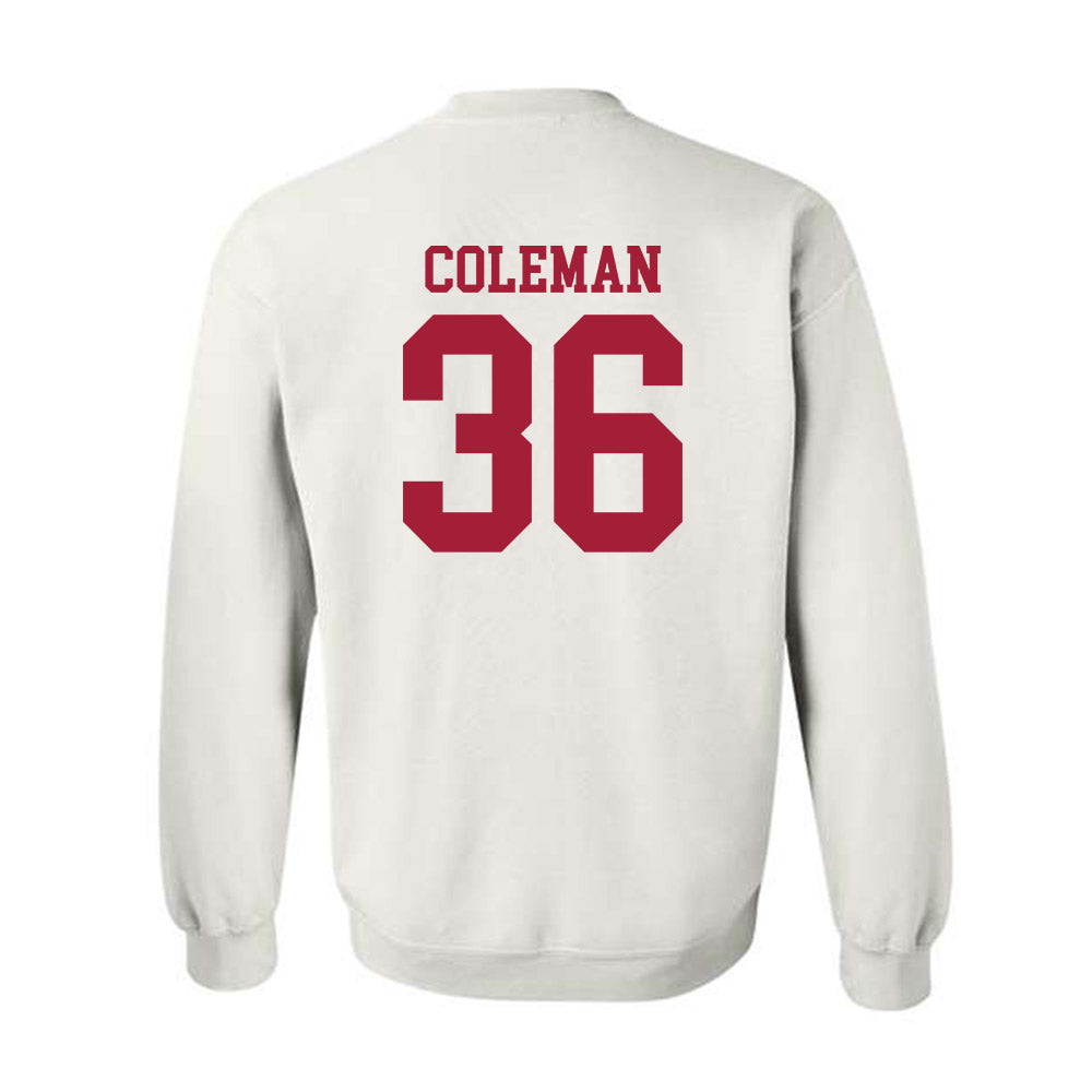 WSU - NCAA Baseball : Connor Coleman - Classic Shersey Crewneck Sweatshirt-1