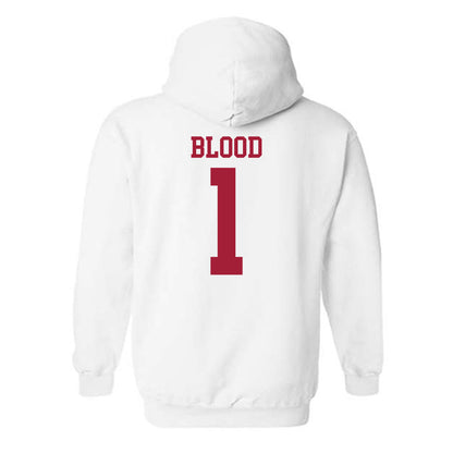 WSU - NCAA Football : Daniel Blood - Classic Shersey Hooded Sweatshirt-1