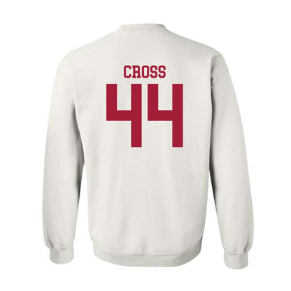 WSU - NCAA Baseball : Brock Cross - Classic Shersey Crewneck Sweatshirt-1