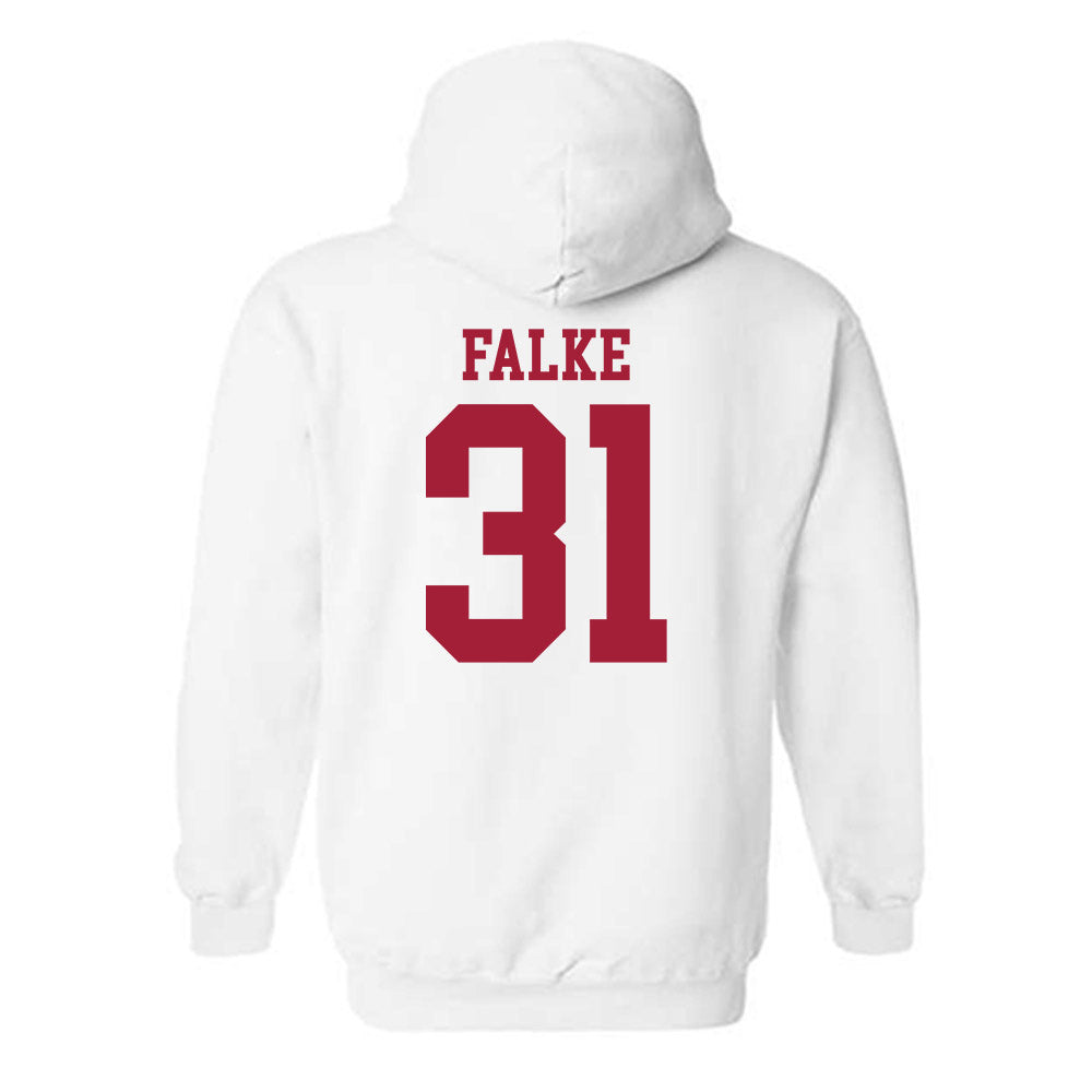 WSU - NCAA Baseball : Ryan Falke - Classic Shersey Hooded Sweatshirt-1
