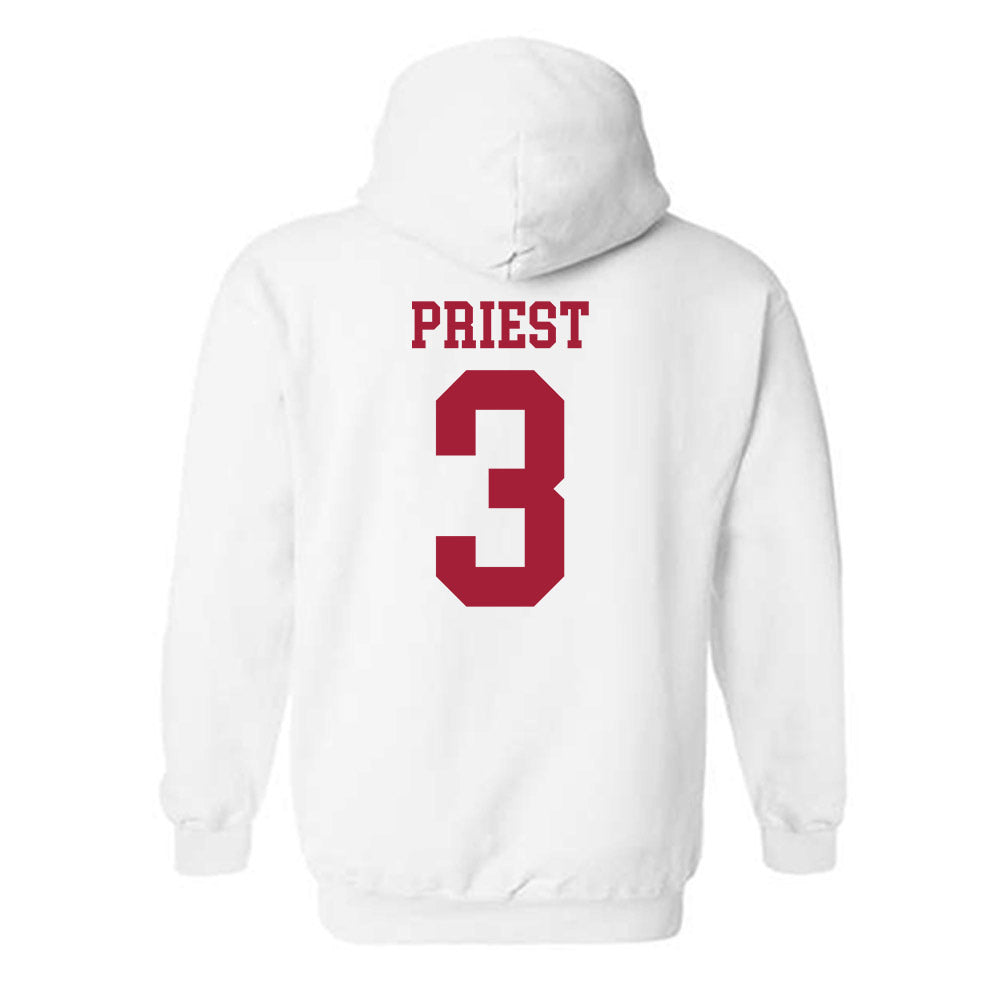 WSU - NCAA Baseball : Matthew Priest - Classic Shersey Hooded Sweatshirt-1
