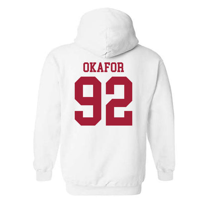 WSU - NCAA Football : Ike Okafor - Classic Shersey Hooded Sweatshirt-1