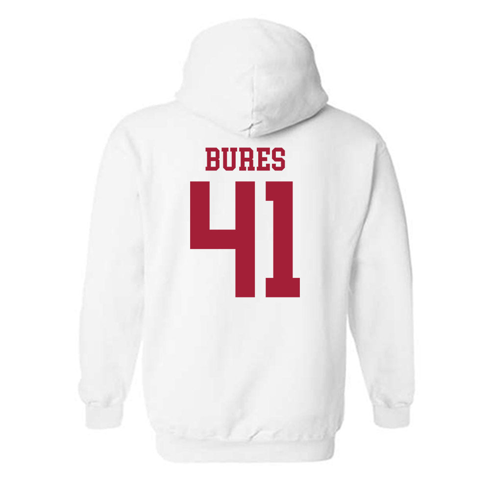 WSU - NCAA Football : Sean Bures - Classic Shersey Hooded Sweatshirt-1