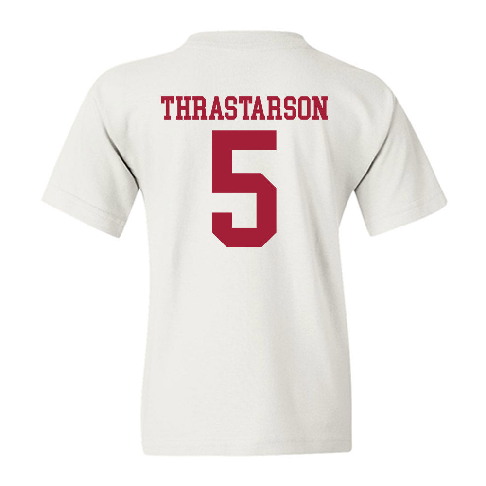 WSU - NCAA Men's Basketball : Tomas Thrastarson - Classic Shersey Youth T-Shirt-1