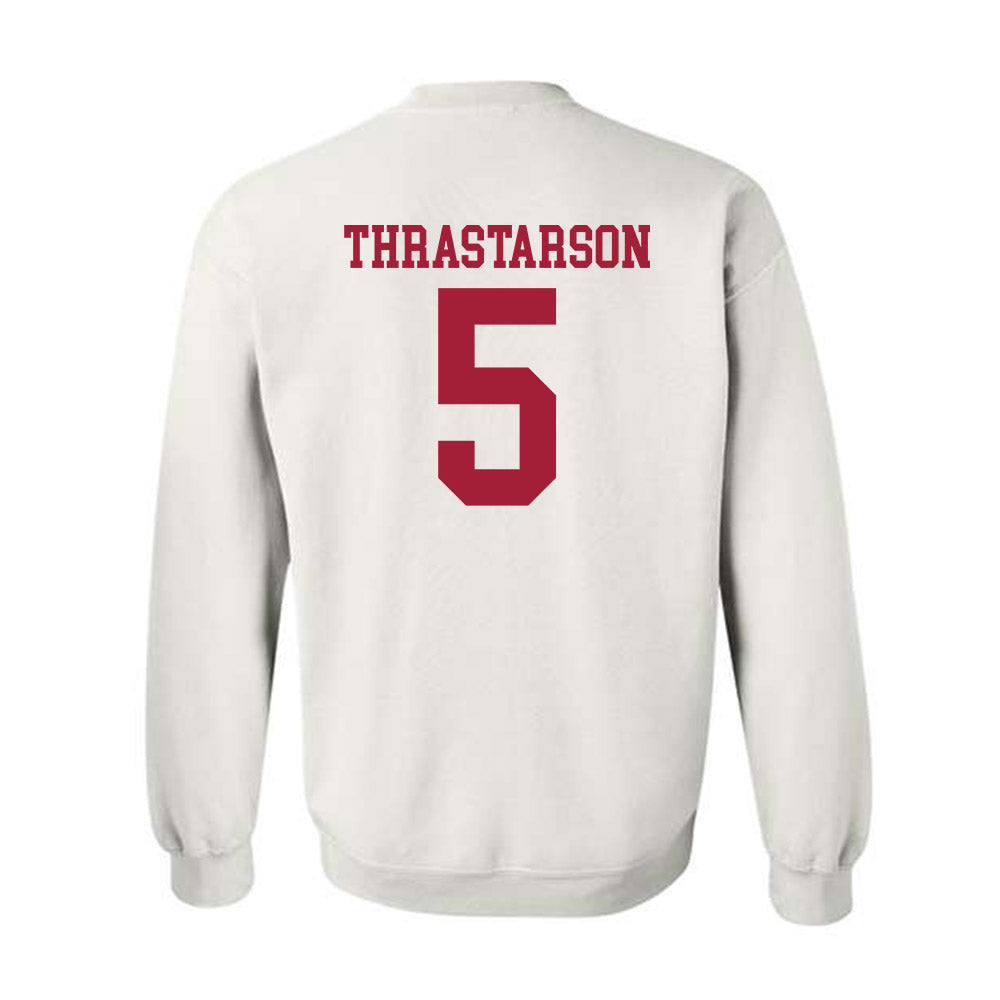 WSU - NCAA Men's Basketball : Tomas Thrastarson - Classic Shersey Crewneck Sweatshirt-1