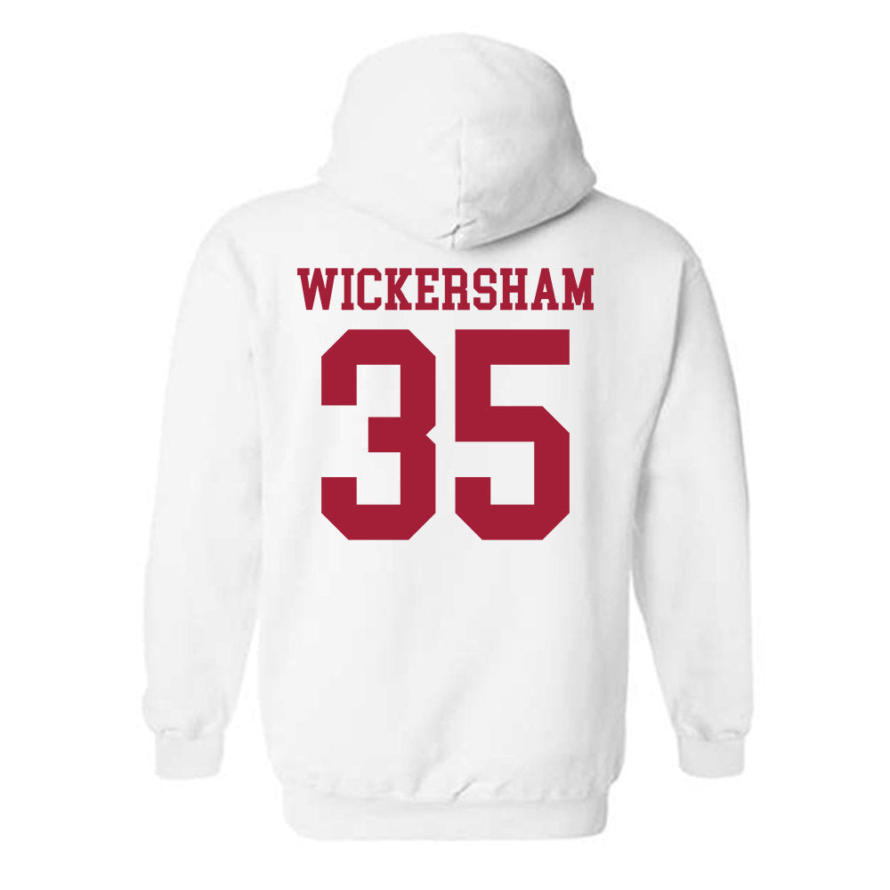 WSU - NCAA Baseball : Kaden Wickersham - Classic Shersey Hooded Sweatshirt-1