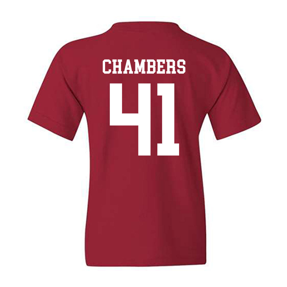 WSU - NCAA Baseball : Bryce Chambers - Classic Shersey Youth T-Shirt-1