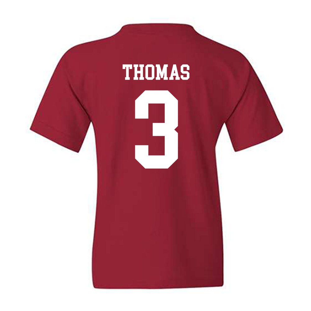 WSU - NCAA Football : Jaylen Thomas - Classic Shersey Youth T-Shirt-1