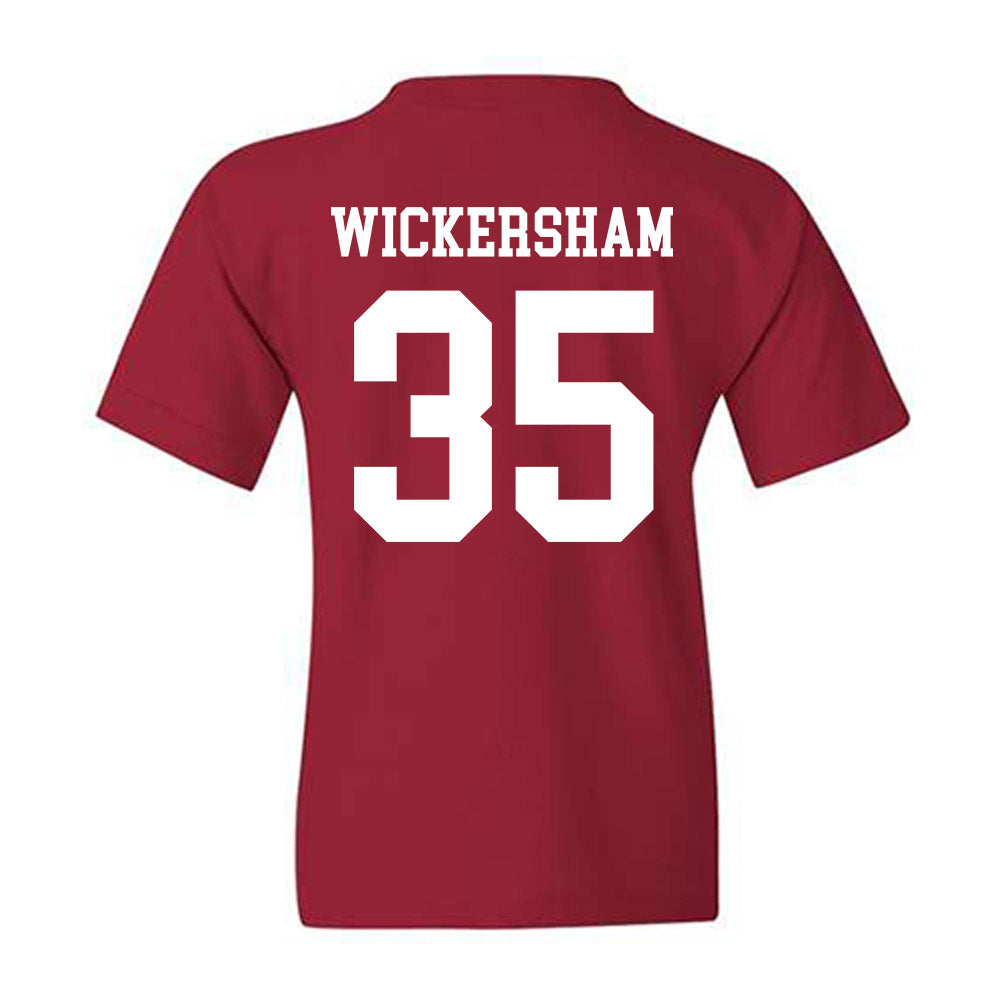 WSU - NCAA Baseball : Kaden Wickersham - Classic Shersey Youth T-Shirt-1