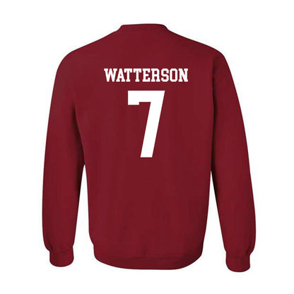 WSU - NCAA Baseball : Cole Watterson - Classic Shersey Crewneck Sweatshirt-1