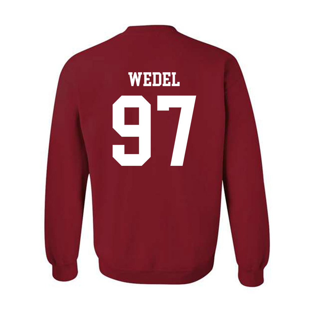 WSU - NCAA Football : Josh Wedel - Classic Shersey Crewneck Sweatshirt-1