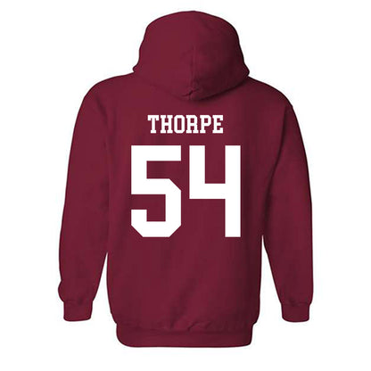 WSU - NCAA Football : Xavier Thorpe - Classic Shersey Hooded Sweatshirt-1