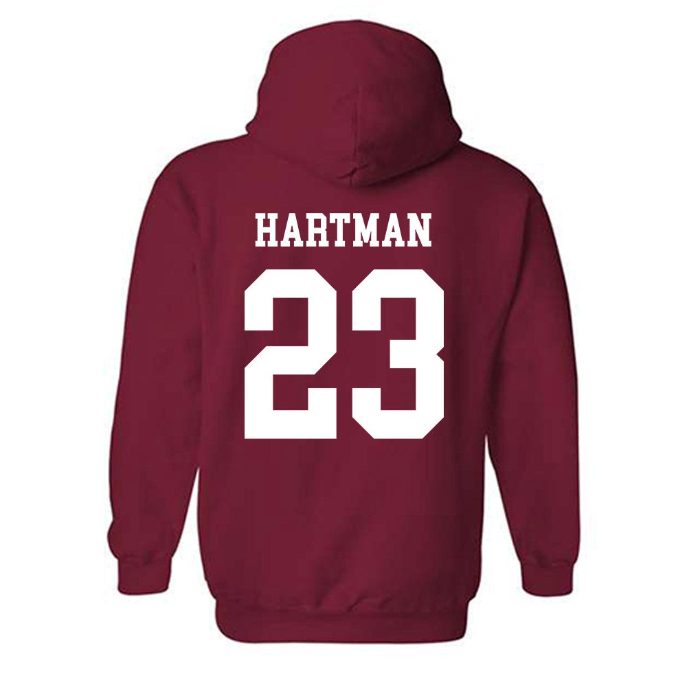 WSU - NCAA Baseball : Max Hartman - Classic Shersey Hooded Sweatshirt-1