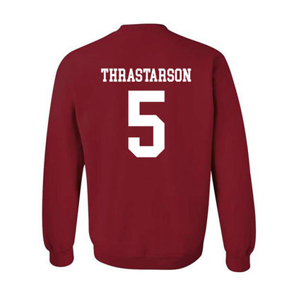 WSU - NCAA Men's Basketball : Tomas Thrastarson - Classic Shersey Crewneck Sweatshirt-1