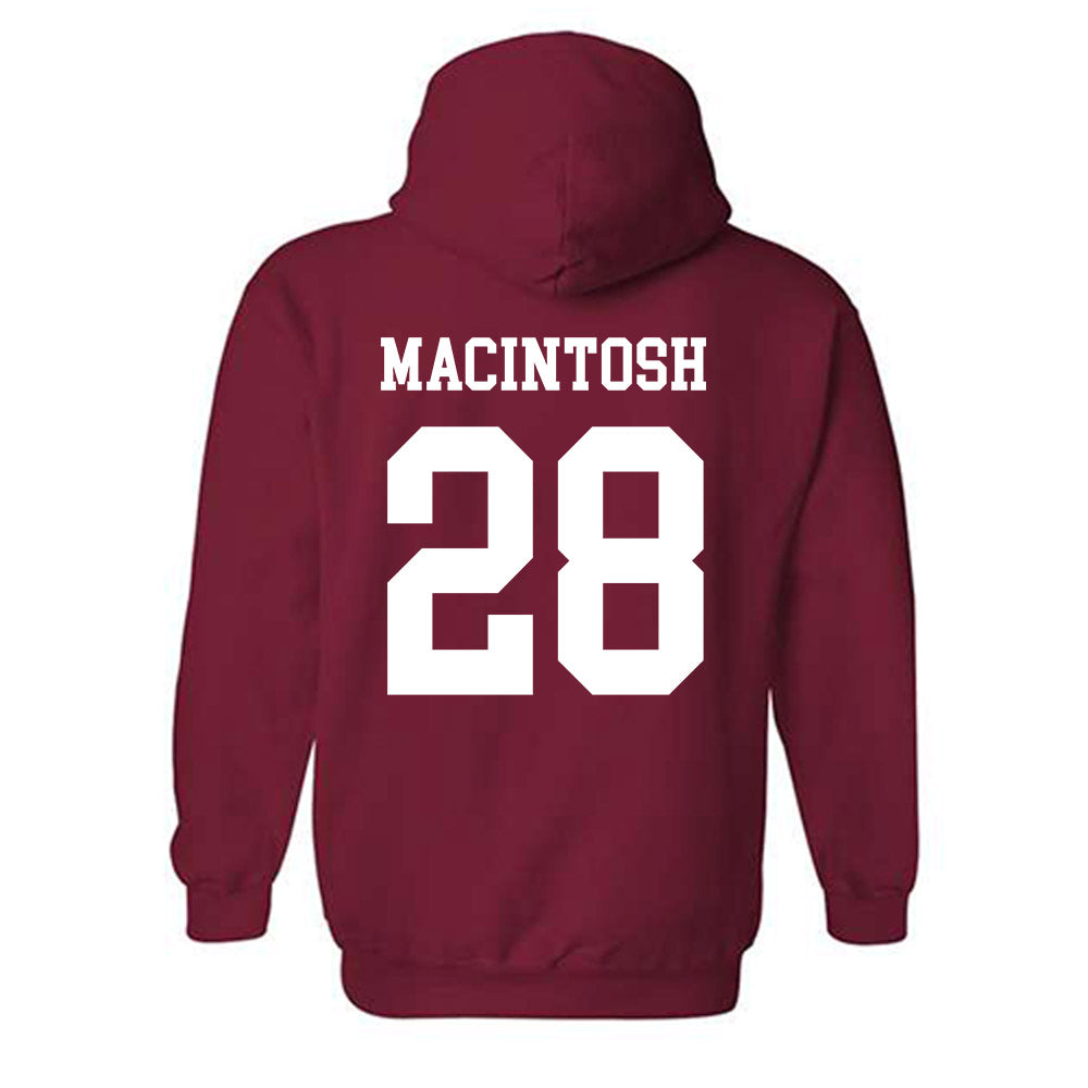 WSU - NCAA Baseball : Jack MacIntosh - Classic Shersey Hooded Sweatshirt-1