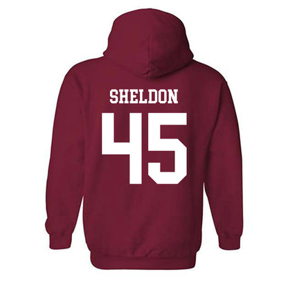 WSU - NCAA Baseball : Austin Sheldon - Classic Shersey Hooded Sweatshirt-1