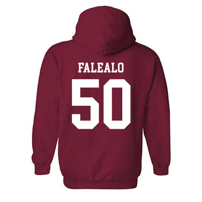 WSU - NCAA Football : Uilisone Falealo - Classic Shersey Hooded Sweatshirt-1
