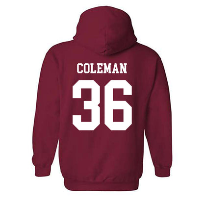WSU - NCAA Baseball : Connor Coleman - Classic Shersey Hooded Sweatshirt-1