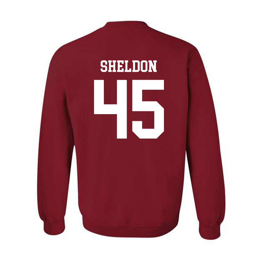 WSU - NCAA Baseball : Austin Sheldon - Classic Shersey Crewneck Sweatshirt-1