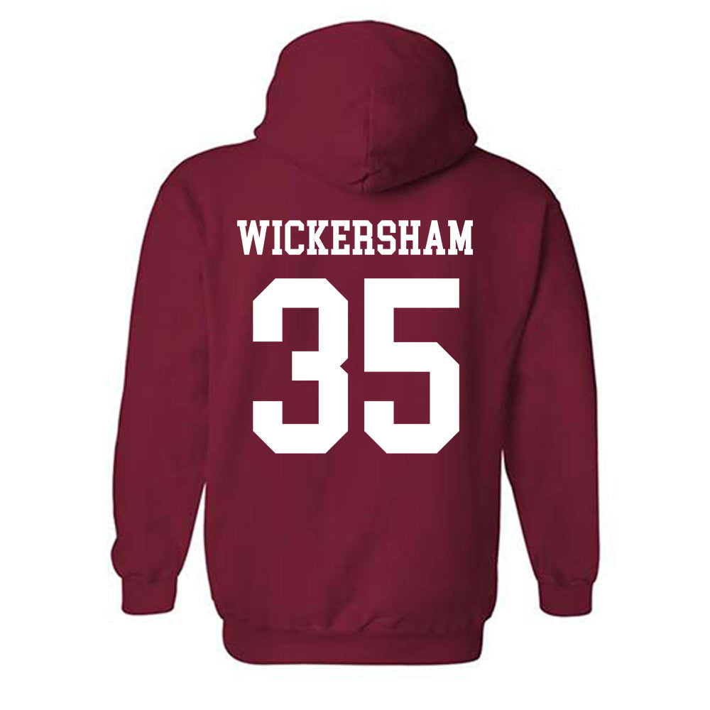 WSU - NCAA Baseball : Kaden Wickersham - Classic Shersey Hooded Sweatshirt-1