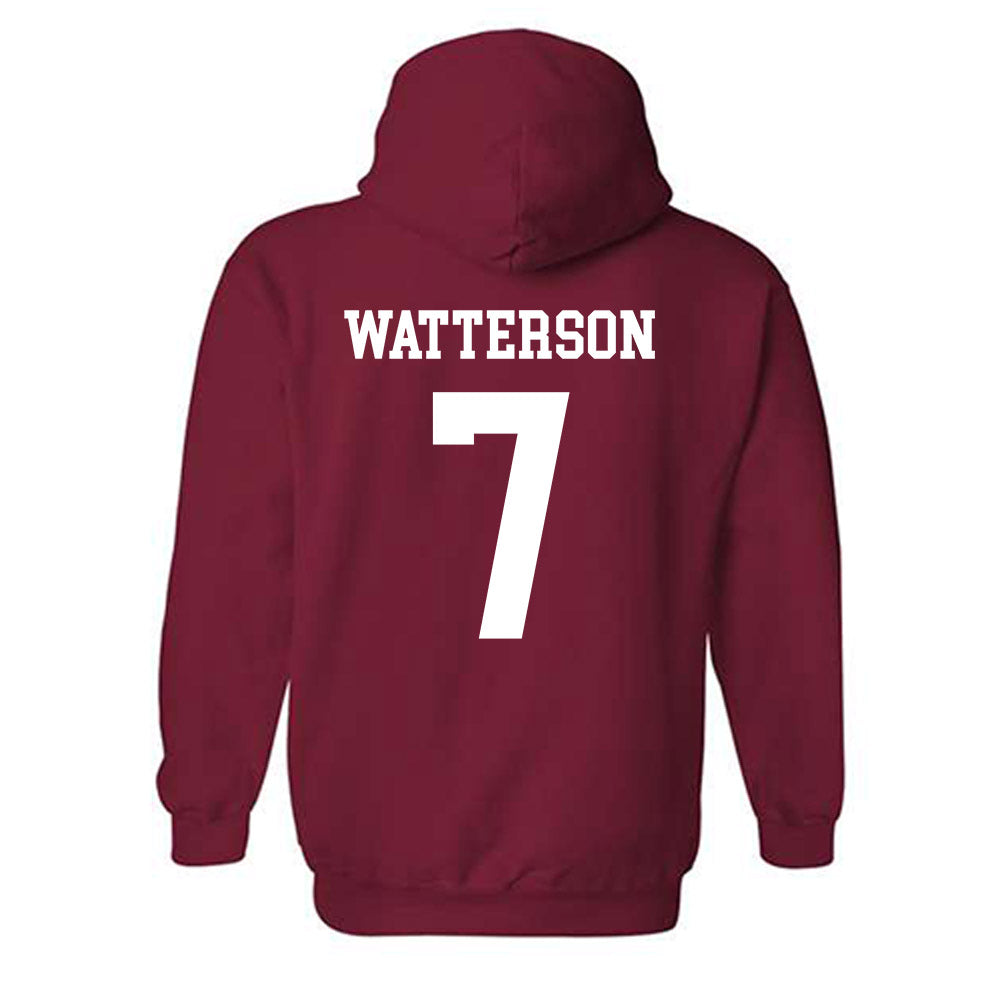WSU - NCAA Baseball : Cole Watterson - Classic Shersey Hooded Sweatshirt-1