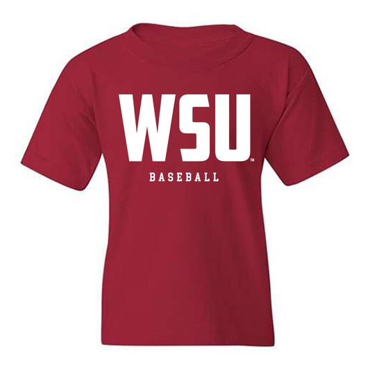 WSU - NCAA Baseball : Conner Luetto - Classic Shersey Youth T-Shirt-0