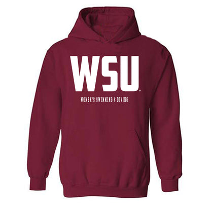 WSU - NCAA Women's Swimming & Diving : Jena Kistler - Classic Shersey Hooded Sweatshirt