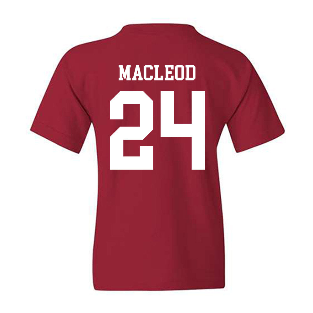 WSU - NCAA Baseball : Cameron Macleod - Classic Fashion Shersey Youth T-Shirt-1