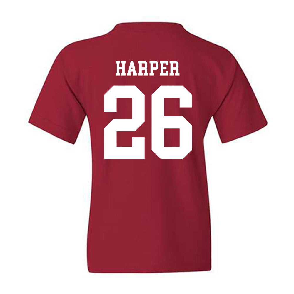 WSU - NCAA Baseball : Owen Harper - Classic Fashion Shersey Youth T-Shirt-1