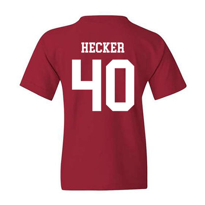 WSU - NCAA Baseball : Joey Hecker - Classic Fashion Shersey Youth T-Shirt-1