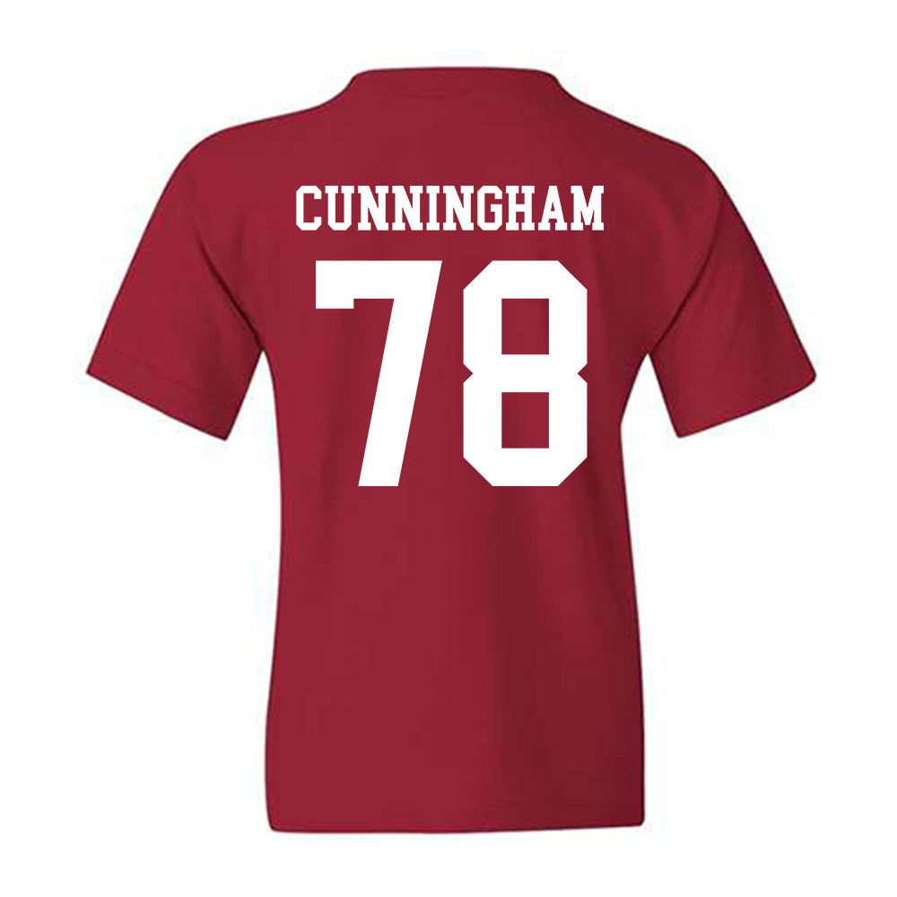 WSU - NCAA Football : Jorden Cunningham - Classic Fashion Shersey Youth T-Shirt-1