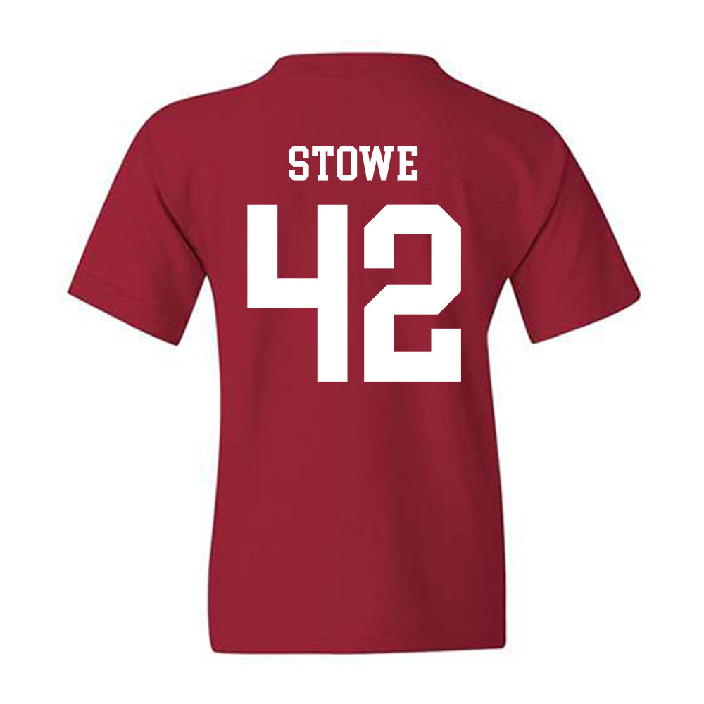 WSU - NCAA Baseball : Trevor Stowe - Classic Fashion Shersey Youth T-Shirt-1
