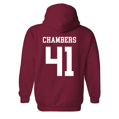 WSU - NCAA Baseball : Bryce Chambers - Classic Fashion Shersey Hooded Sweatshirt-1