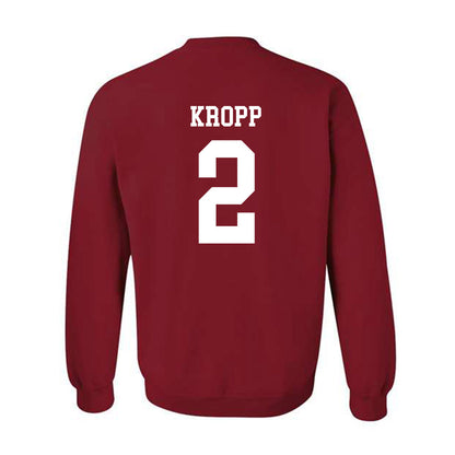 WSU - NCAA Men's Basketball : Tyler Kropp - Classic Fashion Shersey Crewneck Sweatshirt-1